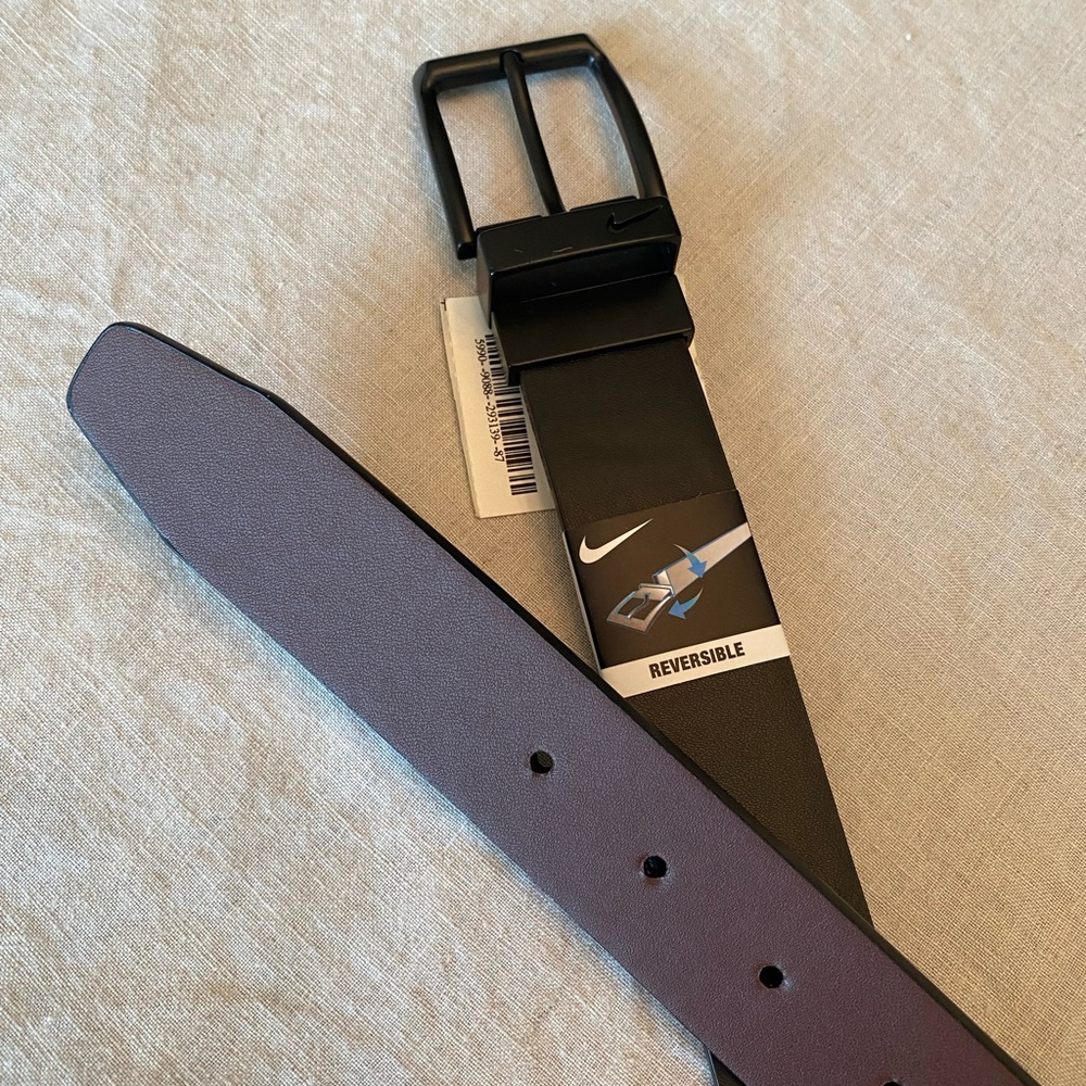 Nike Reversible Belt in Black and Brown